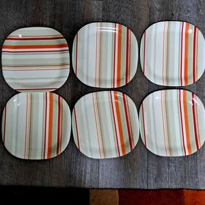 PRECIDIO MELAMINE PLATE SET (6)